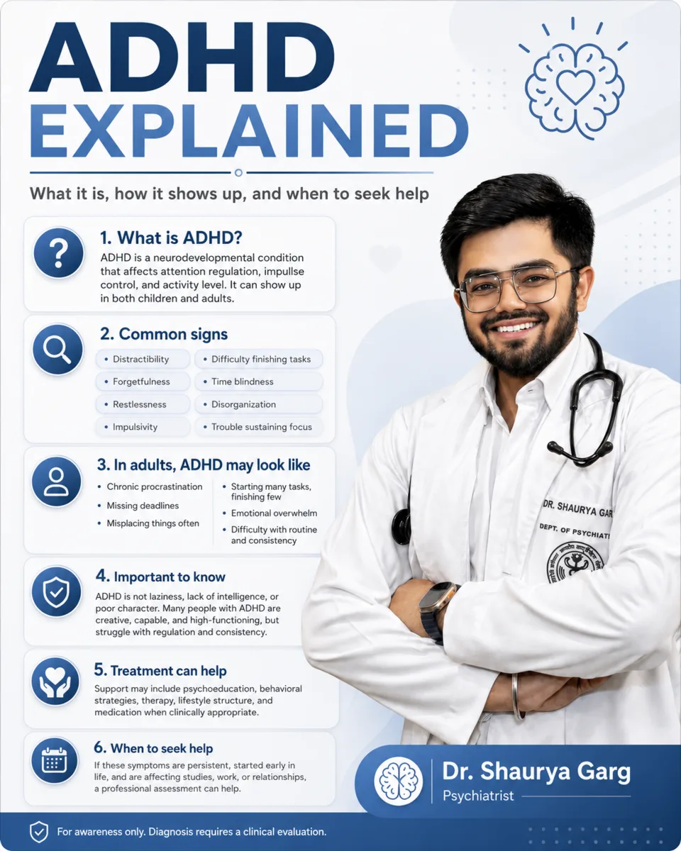 ADHD explained by Dr Shaurya Garg