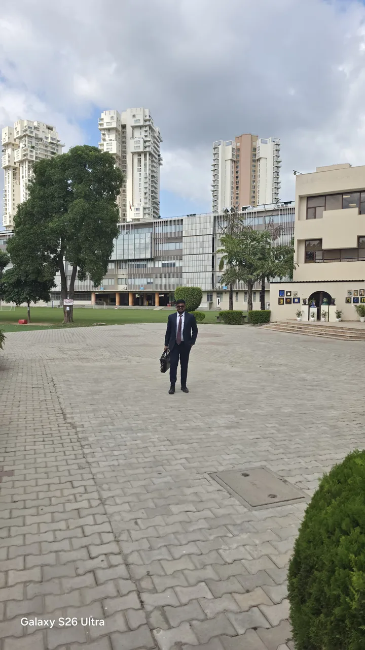 Dr Shaurya Garg on the Heritage Xperiential Learning School campus in Gurugram