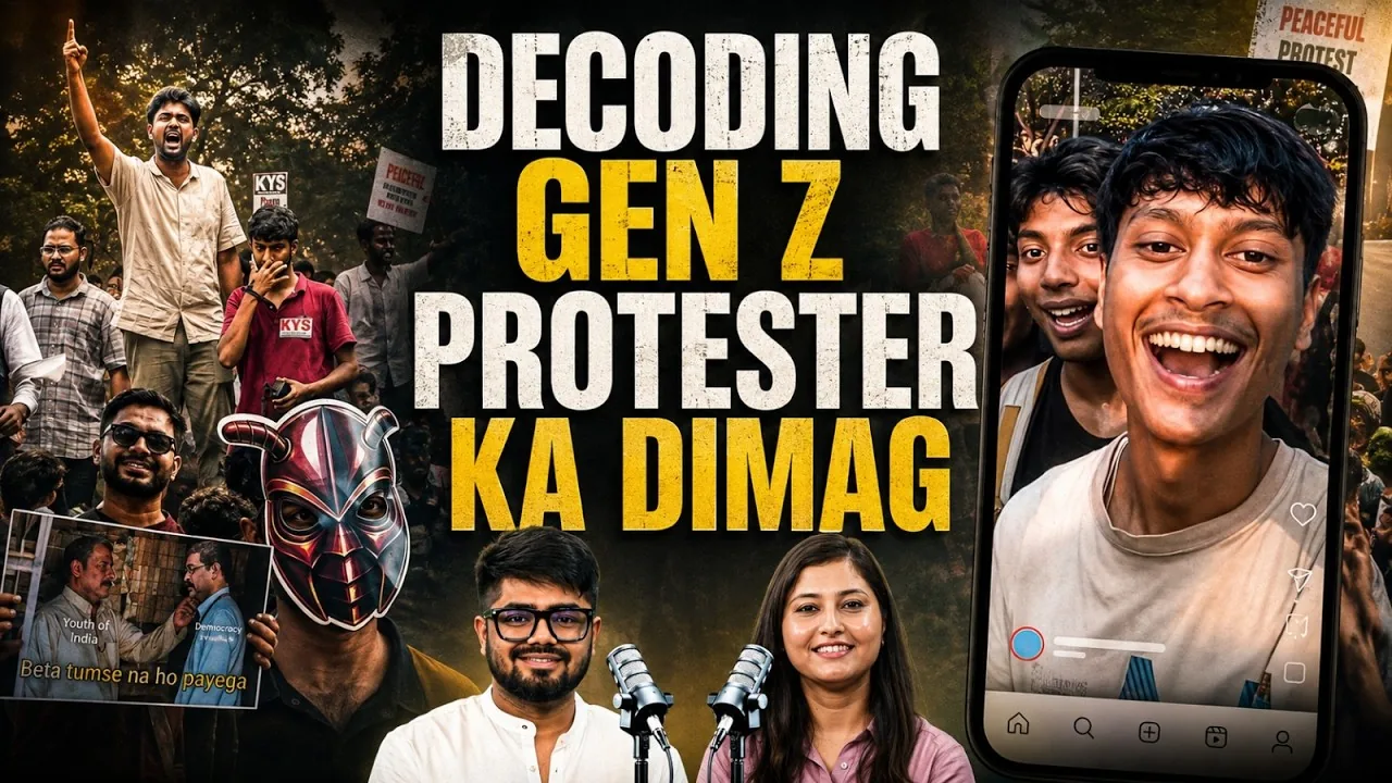 Zee News podcast on Gen Z and protester psychology featuring Dr Shaurya Garg